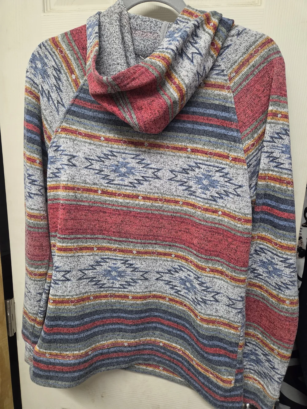 Aztec Pullover Brooklyn Cloth Multicolor Striped Hoodie Sweater